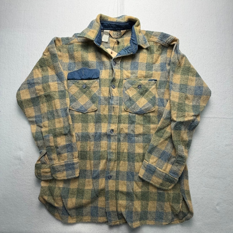 L.L.Bean Quilted Flannel Shirt Jacket