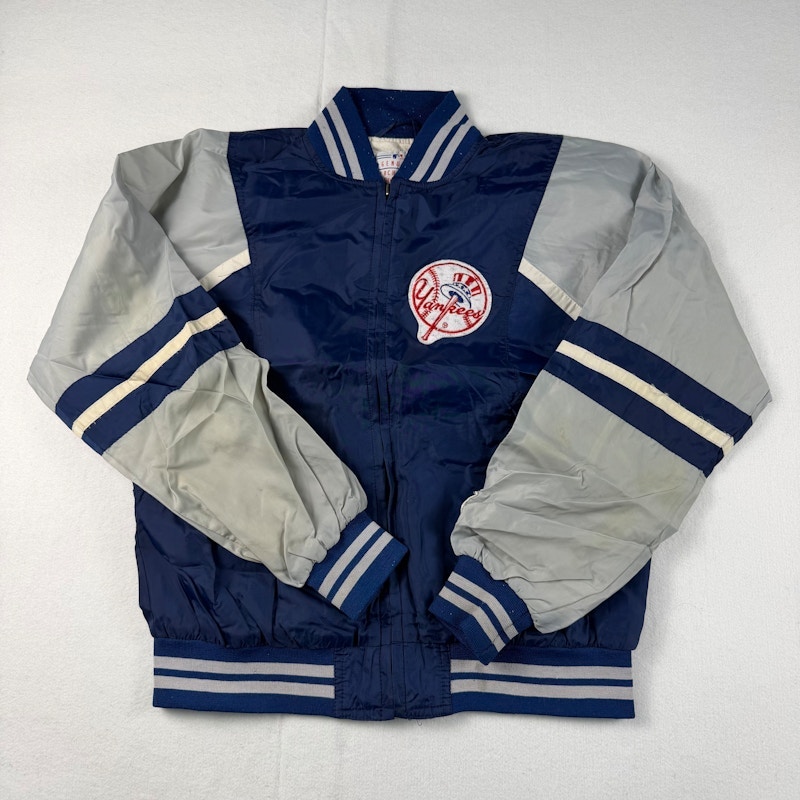 Genuine Merchandise New York Yankees Jacket Navy Blue Grey