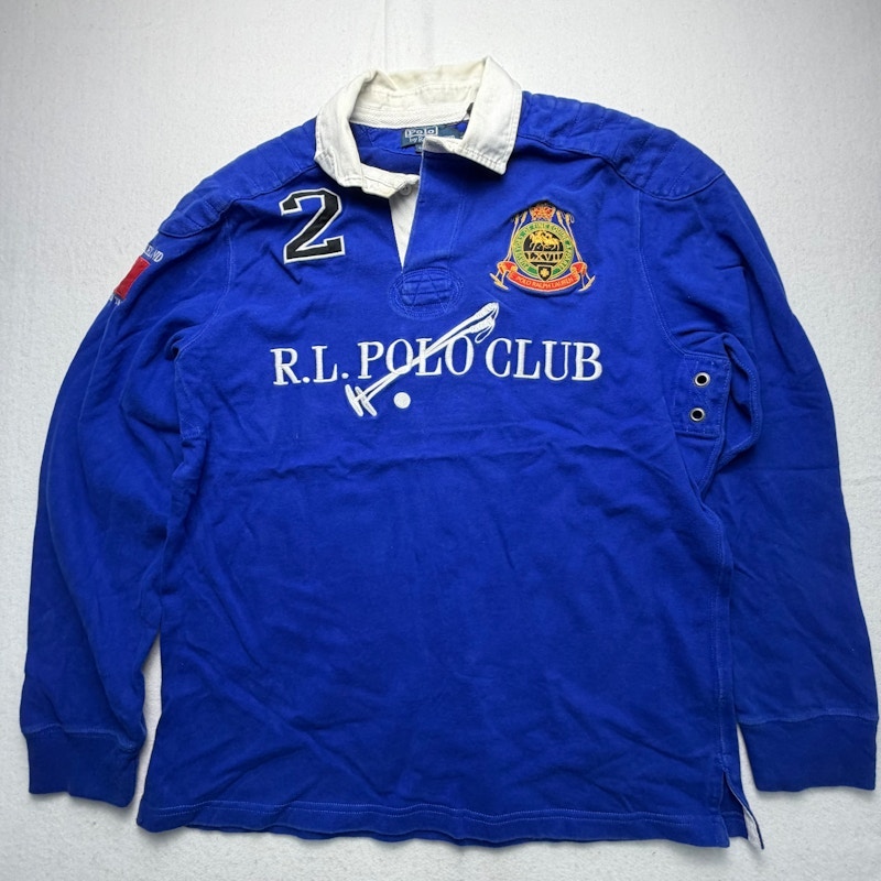 Polo Ralph Lauren R.L. Polo Club Rugby Shirt Blue