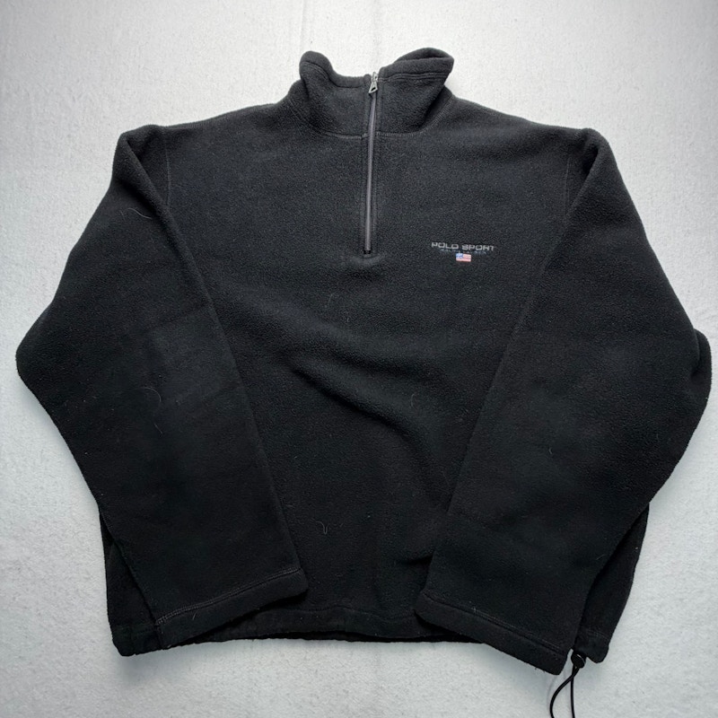 Polo Sport Ralph Lauren Fleece Quarter-Zip Pullover Black