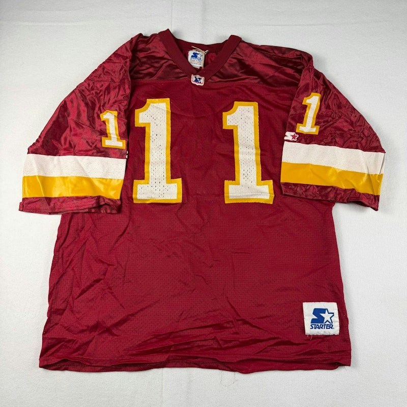 Starter Washington Redskins Football Jersey Maroon Yellow White #11