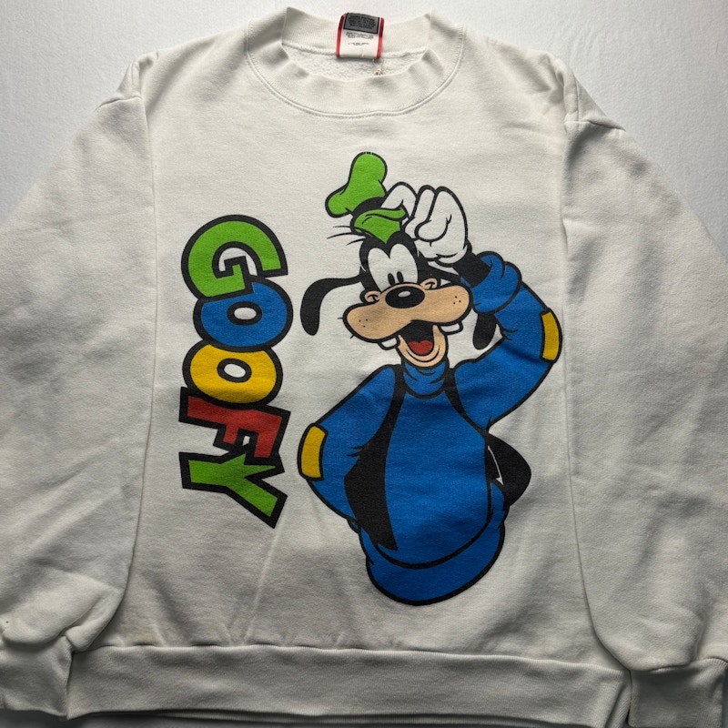 Disney Designs Goofy Sweatshirt White