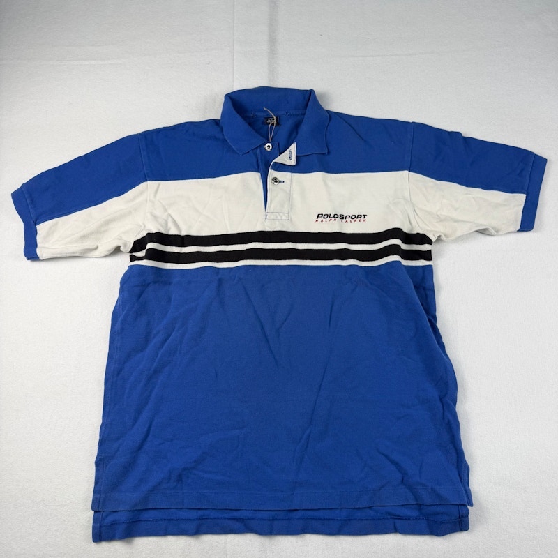 Polo Sport Ralph Lauren Striped Polo Shirt Blue/White/Black