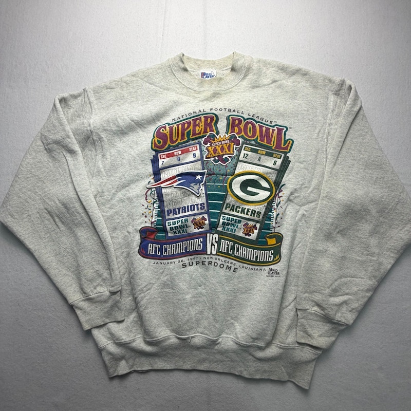 Pro Player Super Bowl XXXI Sweatshirt Grey
