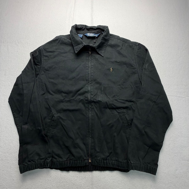 Polo by Ralph Lauren Harrington Cotton Jacket Black