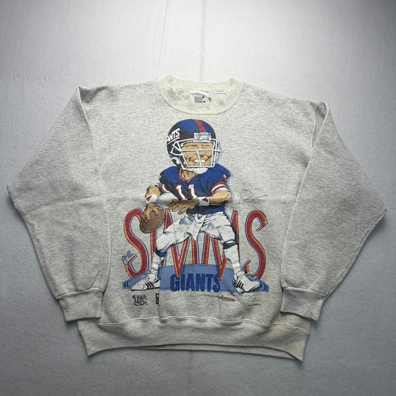 Lee New York Giants Phil Simms Sweatshirt Gray