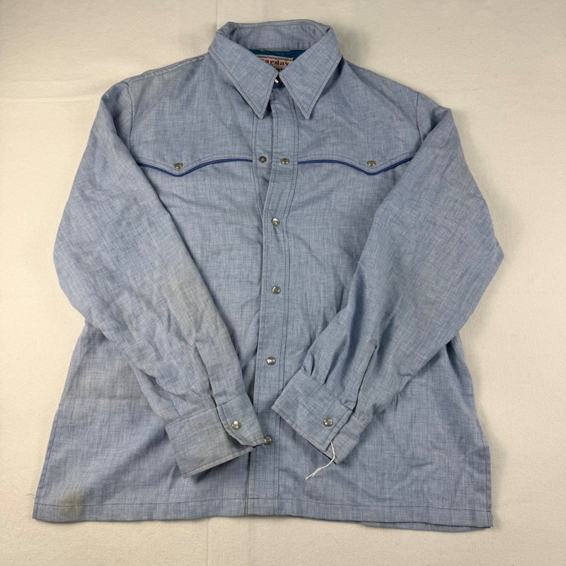 Saturday 'n Sunday by McGregor Western Shirt Blue