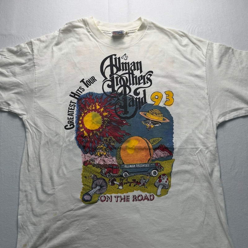The Allman Brothers Band Greatest Hits Tour 93 T-Shirt White