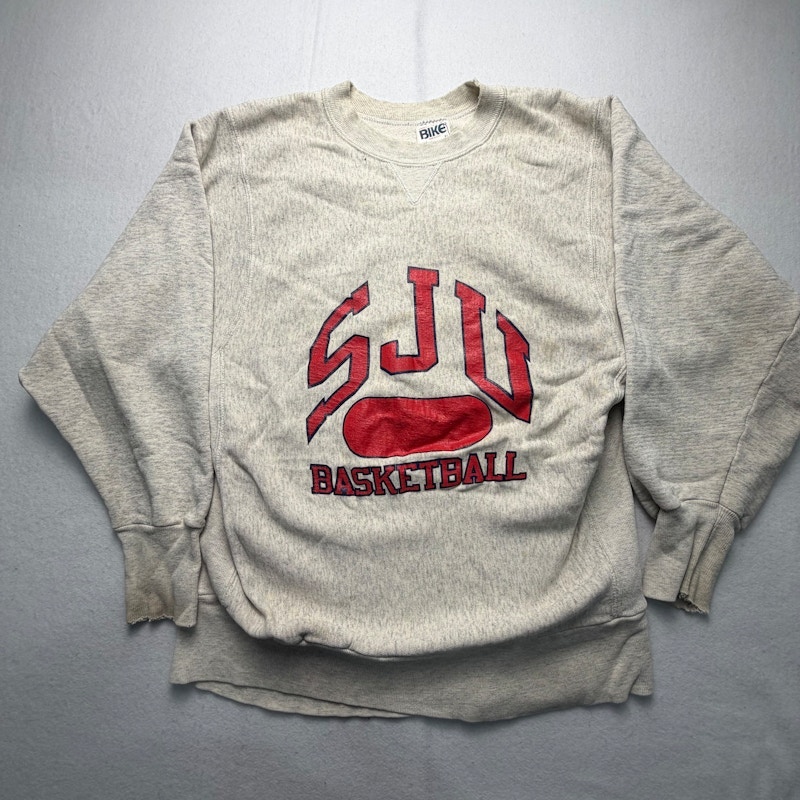 BIKE SJU Basketball Sweatshirt Grey