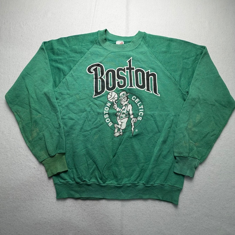 Jerzees Boston Celtics Crewneck Sweatshirt Green