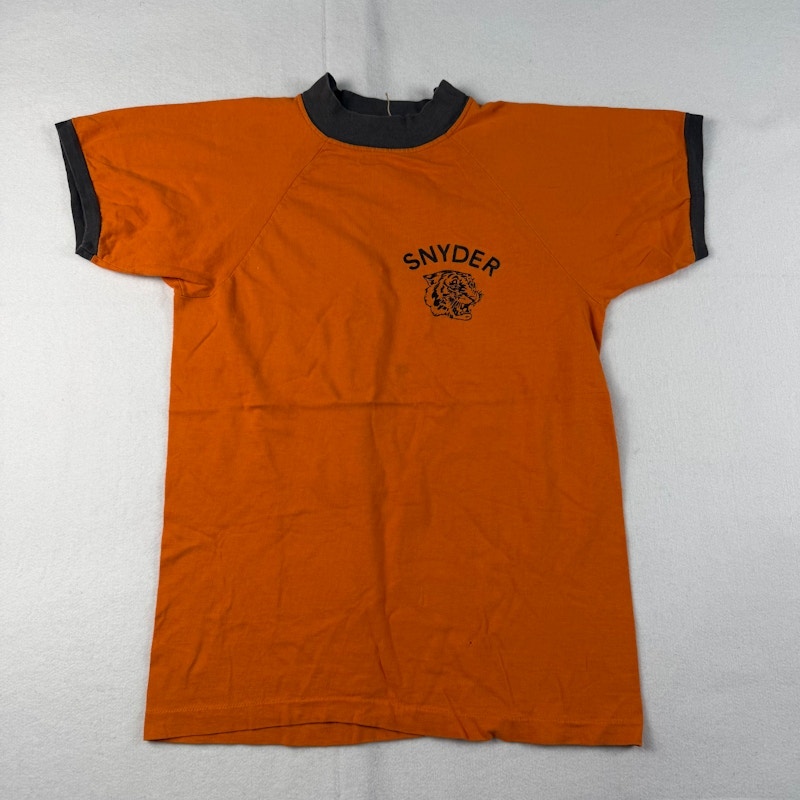Todd Snyder x Champion Tiger Ringer T-Shirt Orange