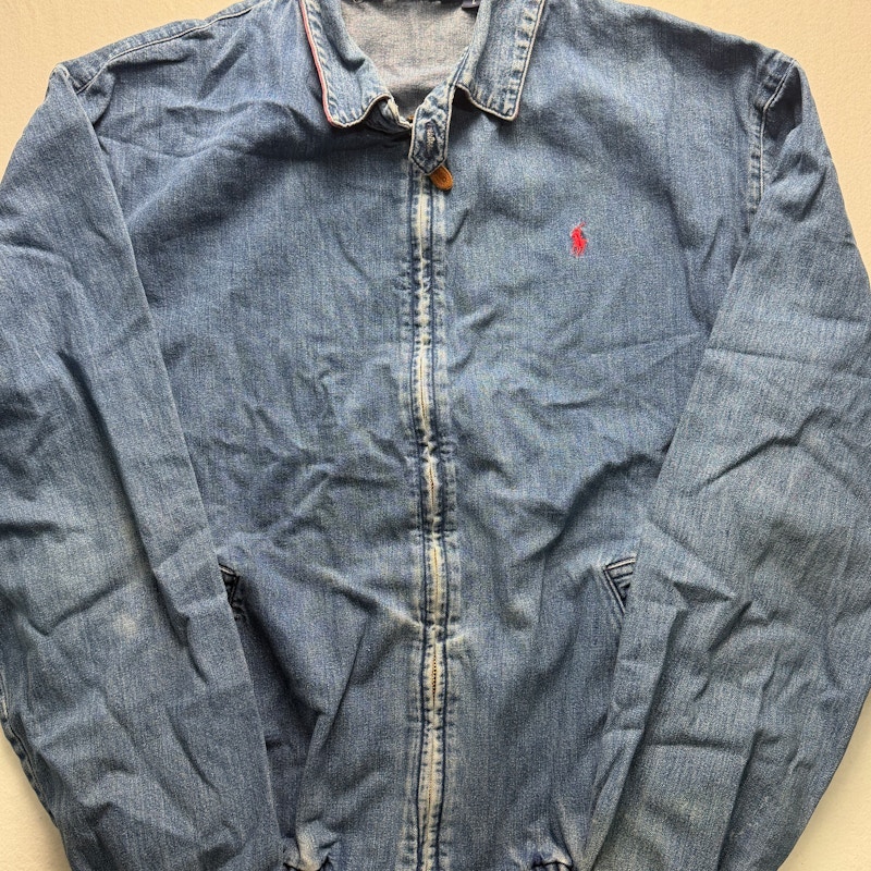 Polo by Ralph Lauren Denim Harrington Jacket Blue