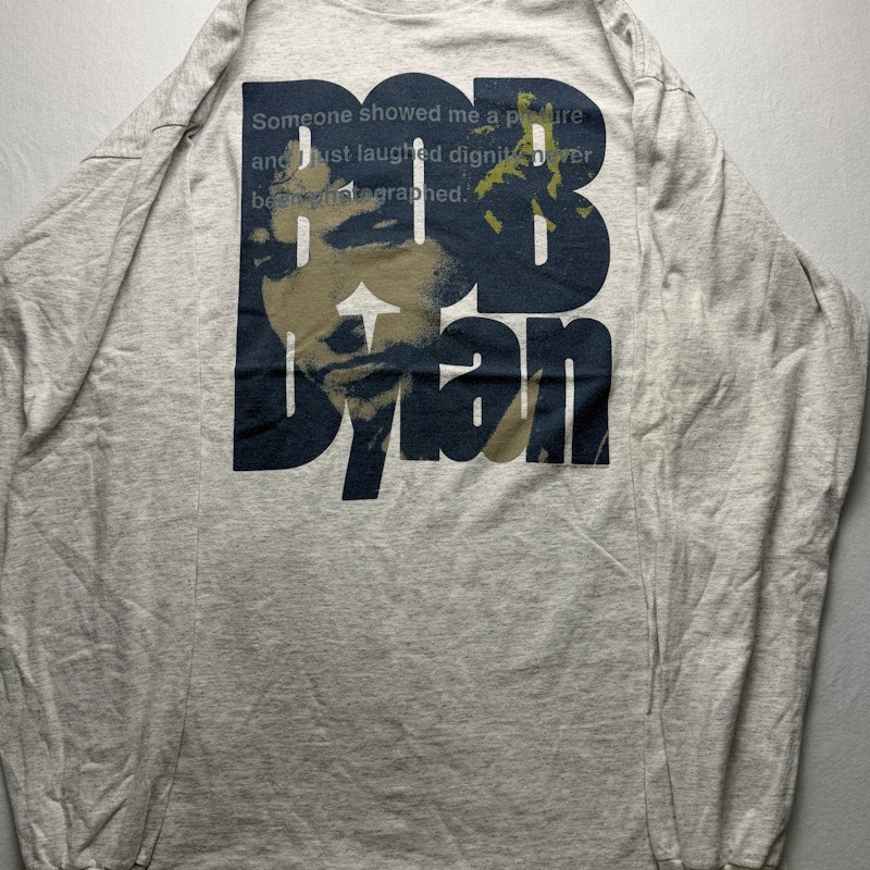 All Sport Bob Dylan Long Sleeve T-Shirt Gray