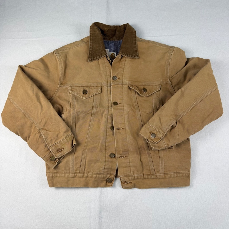 Carhartt Blanket-Lined Duck Jacket Brown