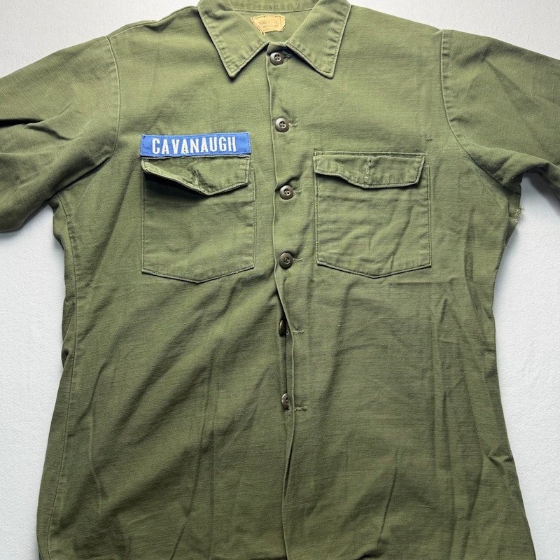 U.S. Army OG-107 Utility Shirt Olive Green Blue