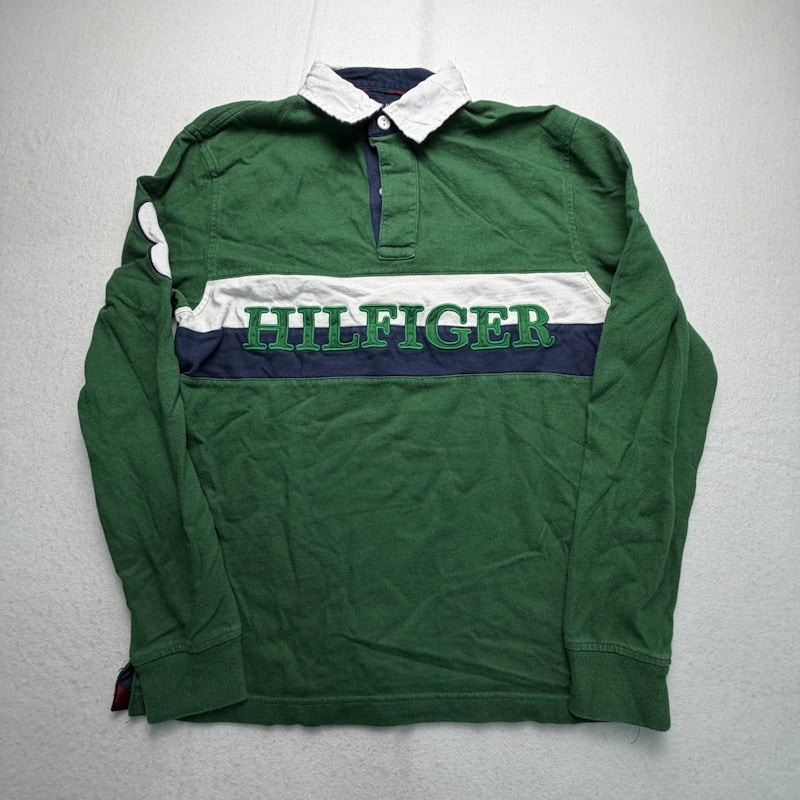 Tommy Hilfiger Classic Fit Rugby Shirt Green