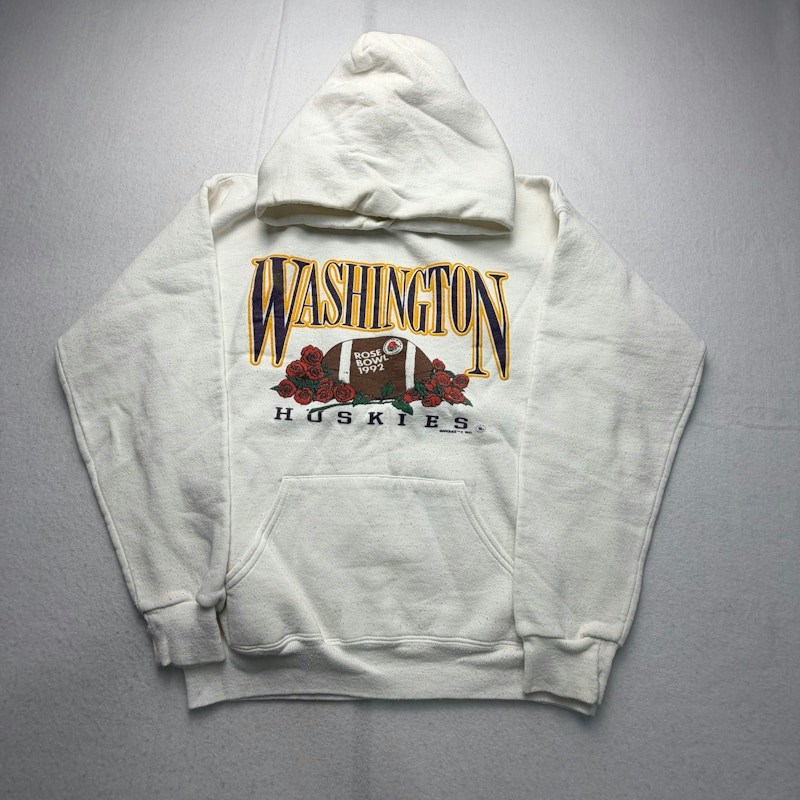 Lee Washington Huskies 1992 Rose Bowl Hoodie White