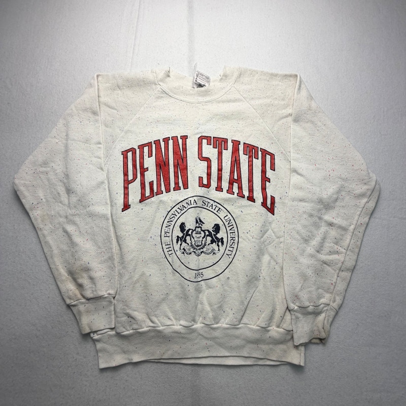 Oneita Penn State Sweatshirt Off-White