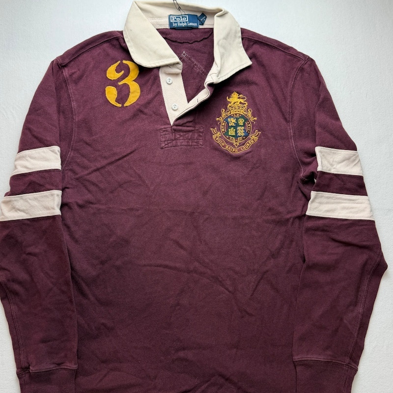 Polo by Ralph Lauren Rugby Shirt Burgundy