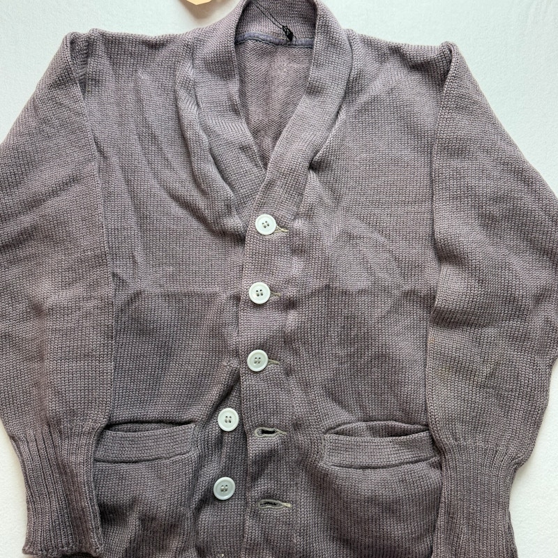 Shawl Collar Cardigan Lilac