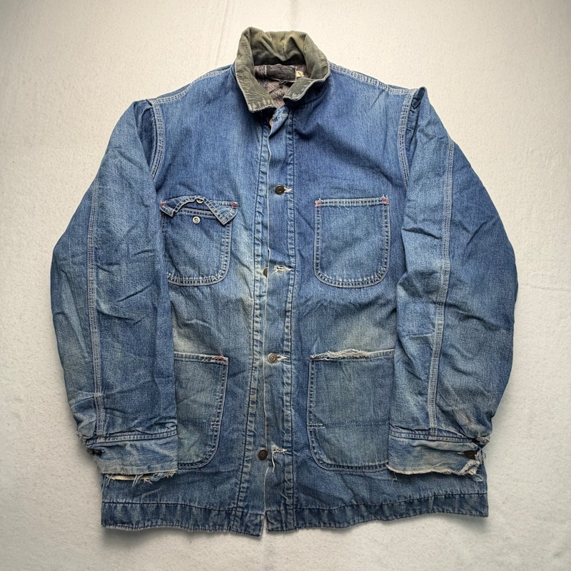Sears Denim Work Jacket Blue