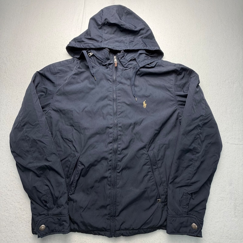 Polo Ralph Lauren Hooded Zip-Up Jacket Navy