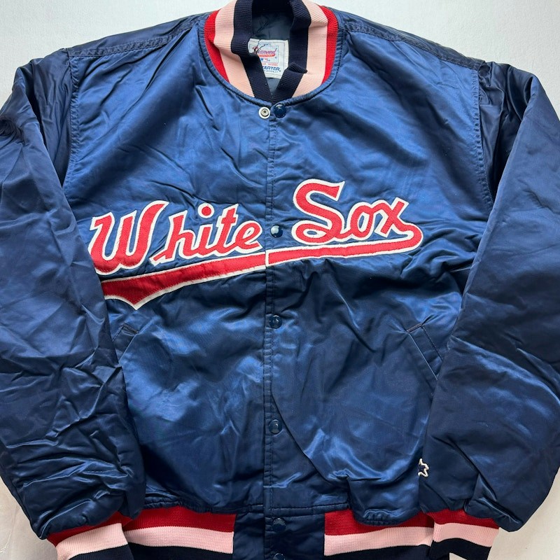Starter Chicago White Sox Diamond Collection Satin Jacket