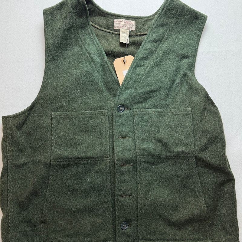 Filson Wool Vest Green