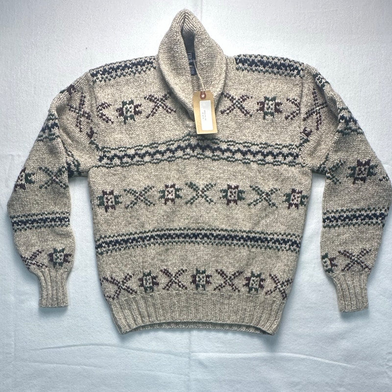 Polo by Ralph Lauren Fair Isle Shawl Collar Sweater