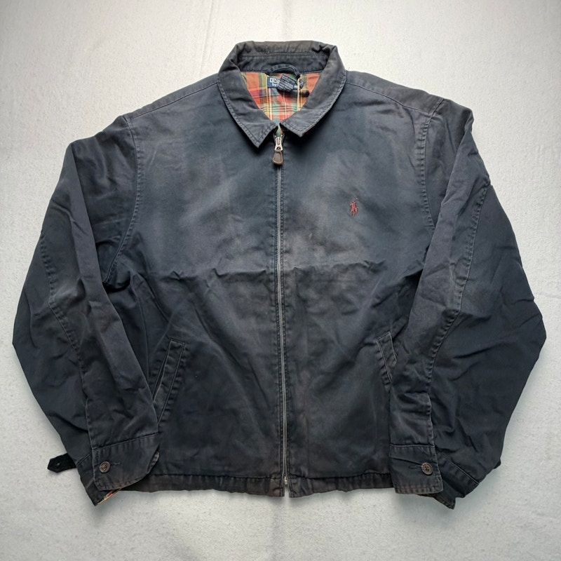 Polo by Ralph Lauren Plaid Lined Harrington Jacket