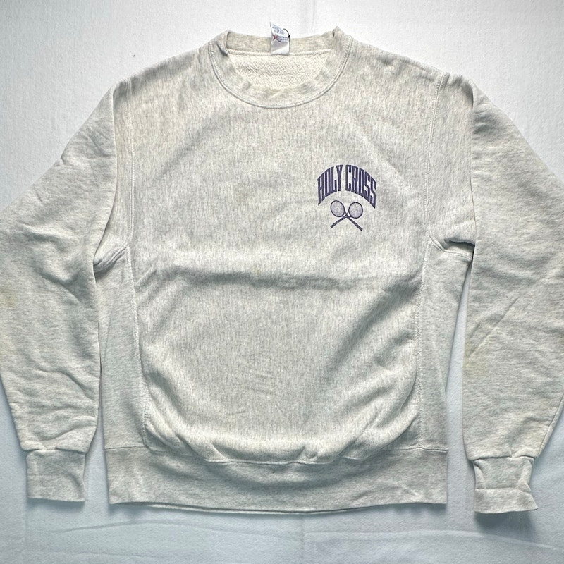 Soft Super Sweats Holy Cross Sweatshirt Grey