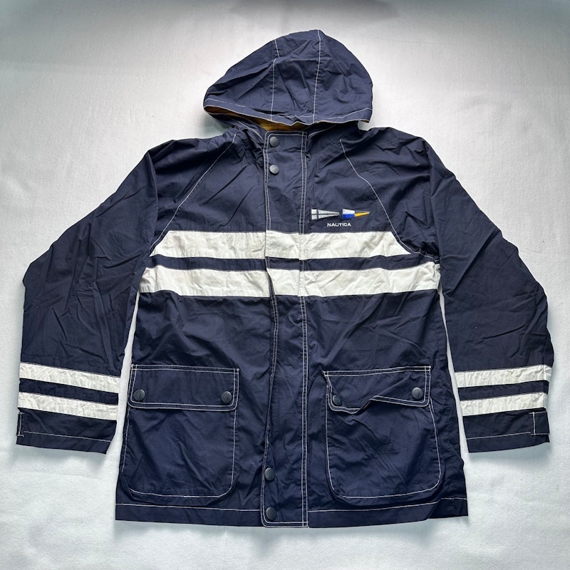 Nautica Sailing Windbreaker Jacket Navy