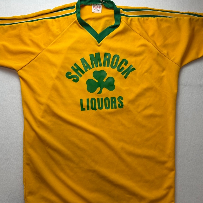 Rawlings Shamrock Liquors Jersey Yellow