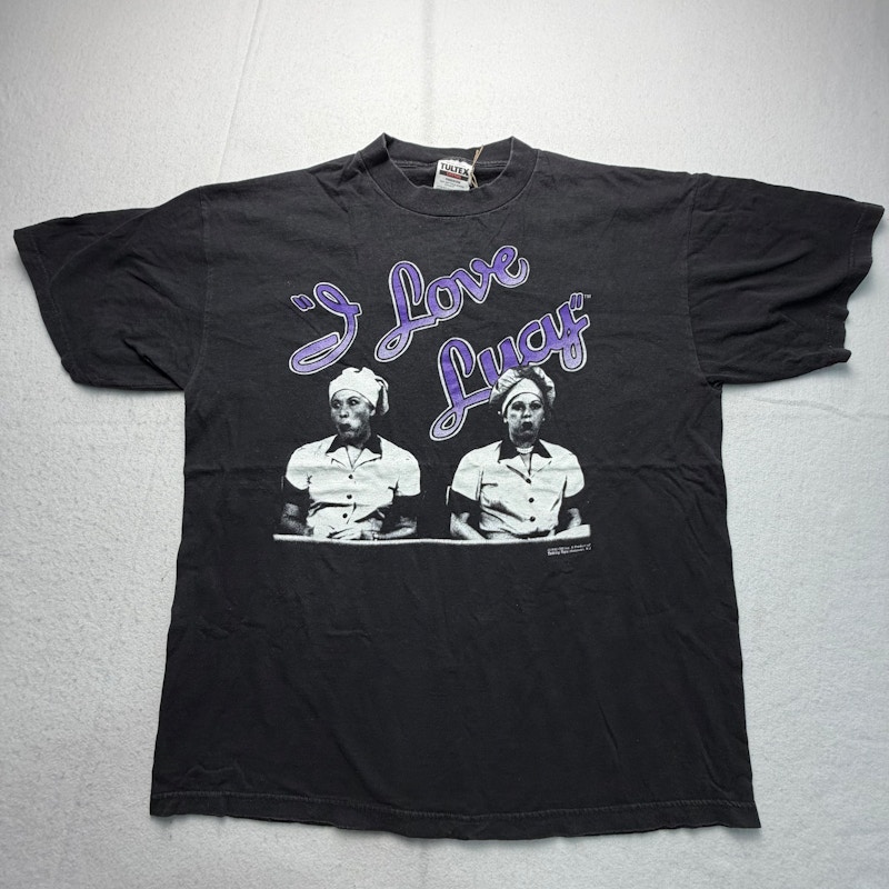 Tultex I Love Lucy T-Shirt Black