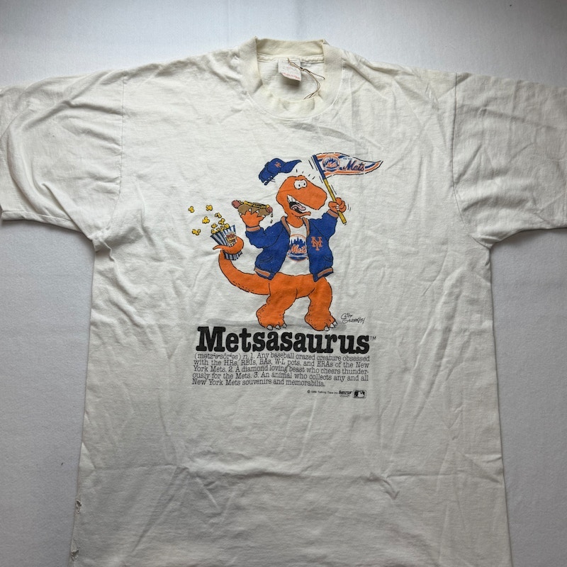 New York Mets Metsasaurus T-Shirt White