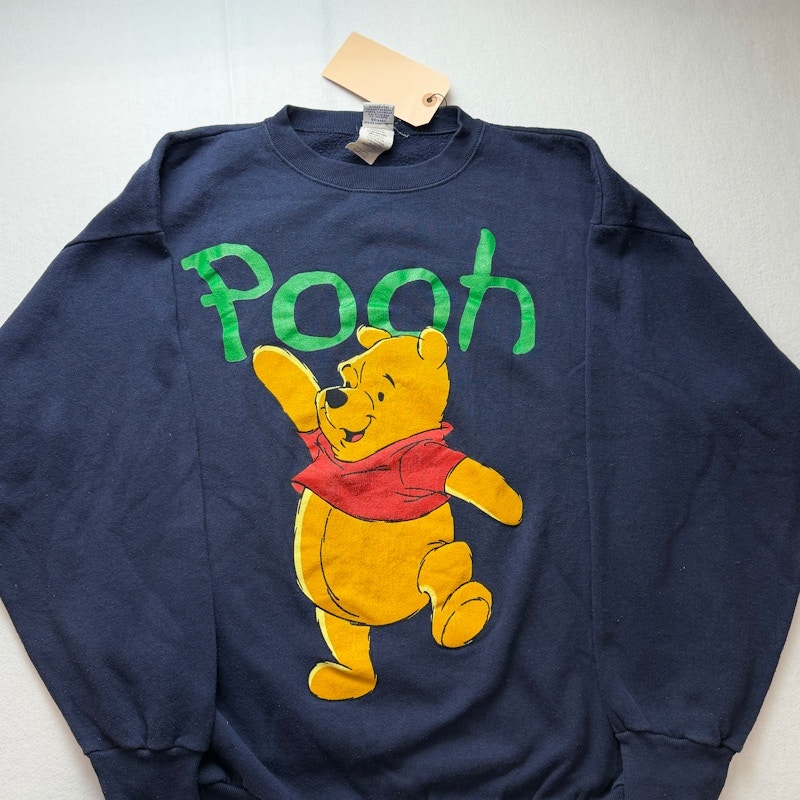 Brazos Sportswear Winnie the Pooh Sweatshirt Navy