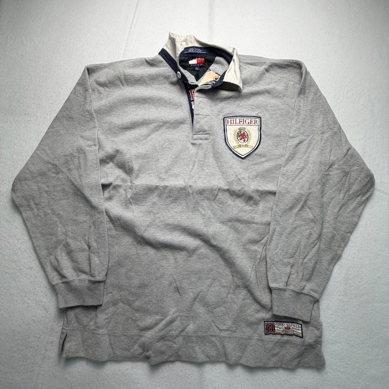 Tommy Hilfiger Rugby Shirt Grey