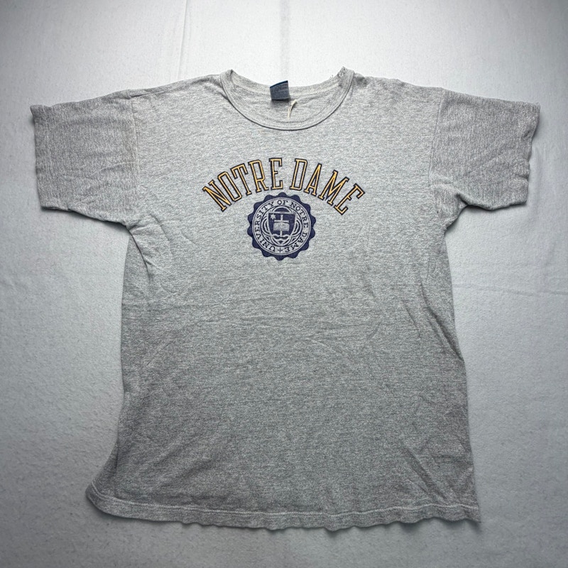 Champion Notre Dame University T-Shirt Grey