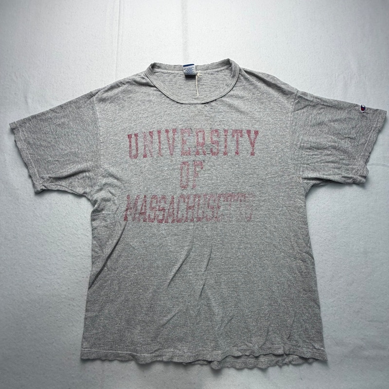Champion University of Massachusetts T-Shirt Gray