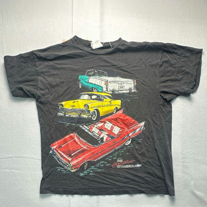 Chevrolet The Heartbeat of America Graphic T-Shirt Black