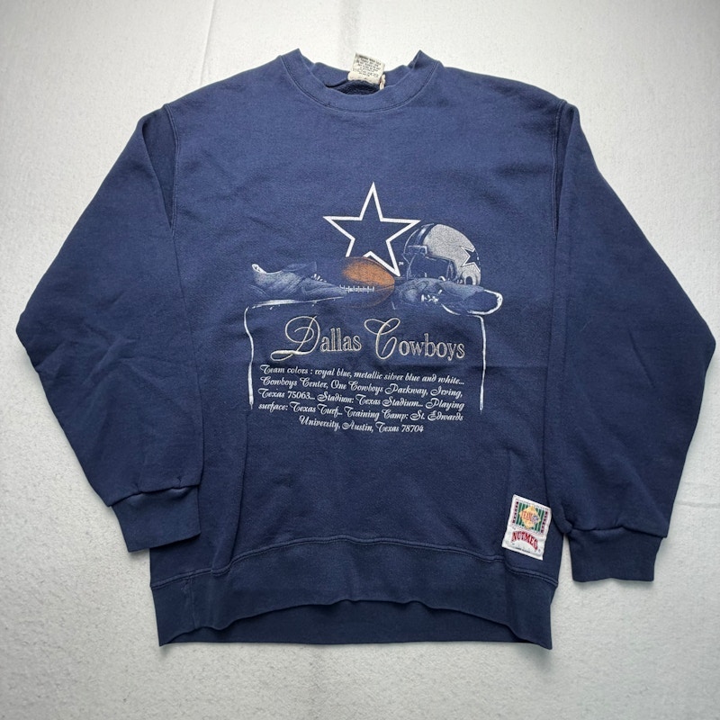 Nutmeg Dallas Cowboys Graphic Sweatshirt Navy