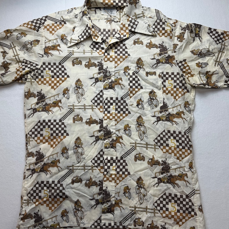 Alexander's Sports Print Button-Down Shirt