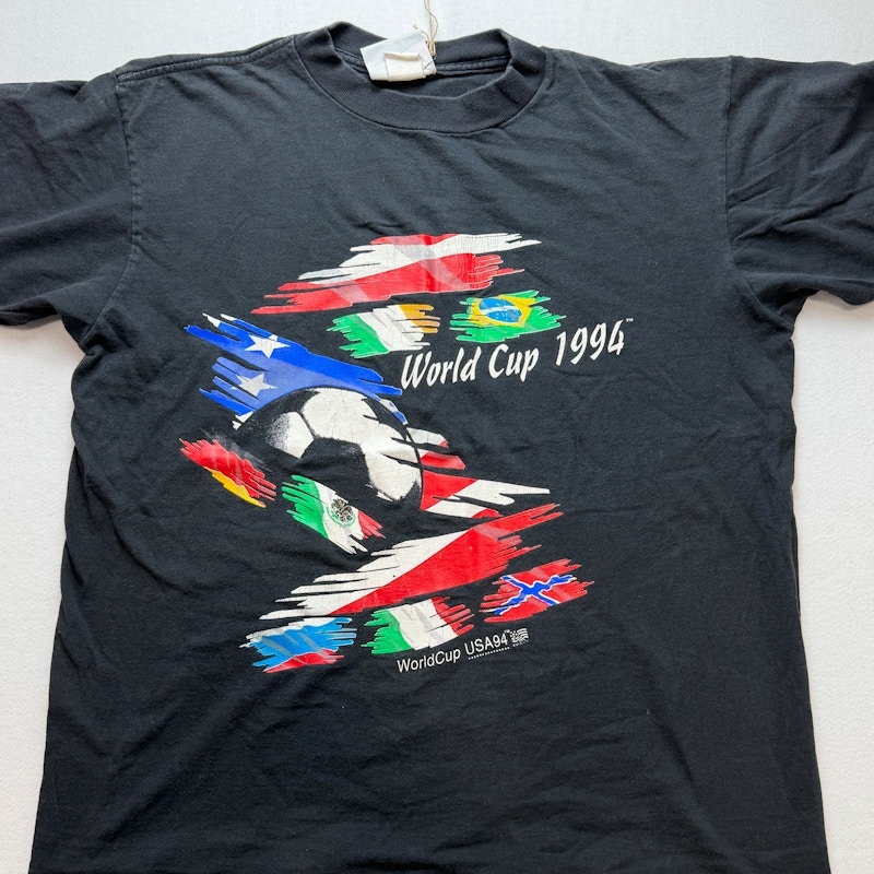 Cutler Sports Apparel World Cup 1994 Graphic T-Shirt Black