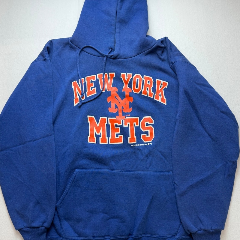 Milestones New York Mets Hoodie Blue