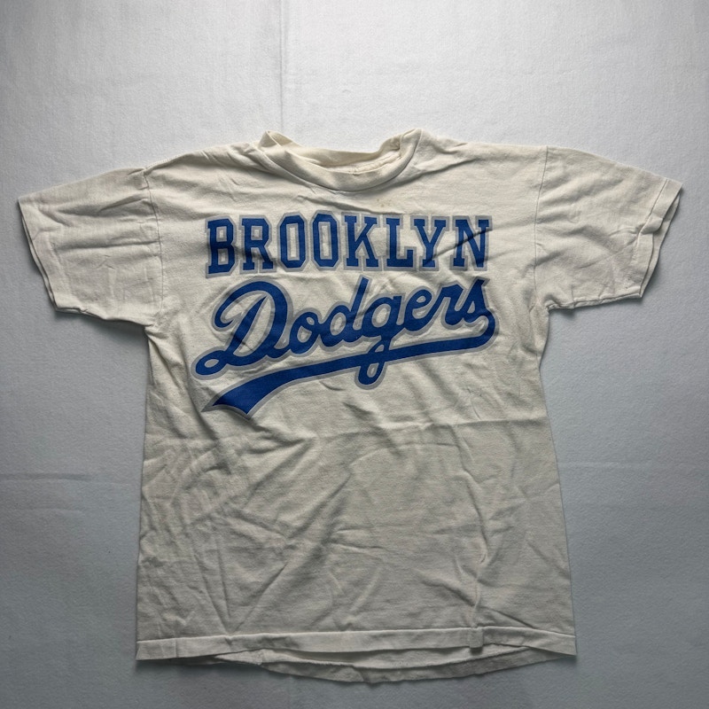 Logo 7 Brooklyn Dodgers T-Shirt White
