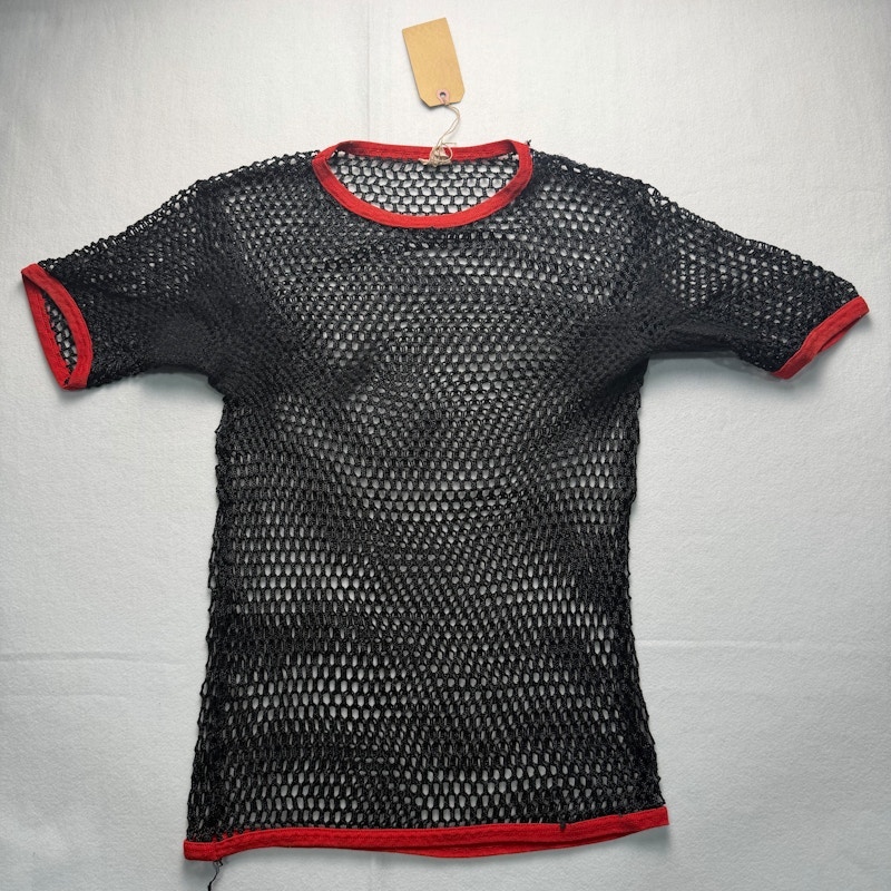 Mesh Ringer T-Shirt Black/Red