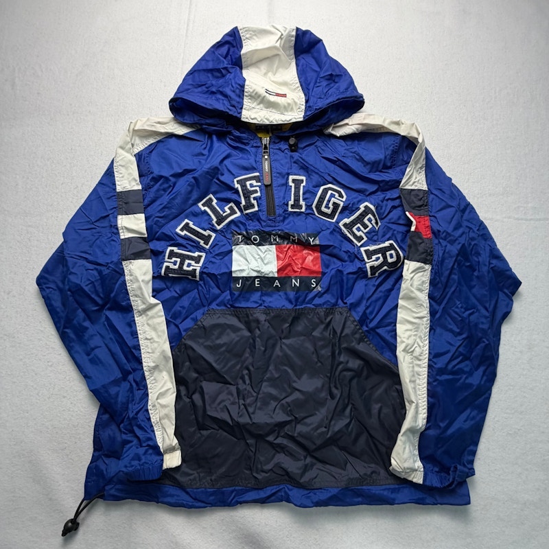 Tommy Jeans Pullover Windbreaker Blue