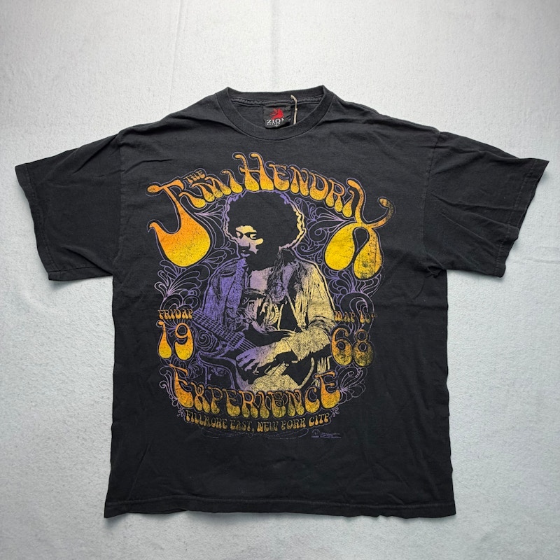 Zion Rootswear The Jimi Hendrix Experience Fillmore East T-Shirt Black