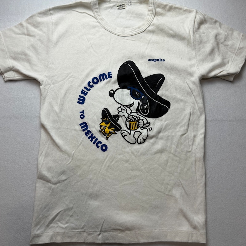 Peanuts Welcome to Mexico Acapulco T-Shirt White