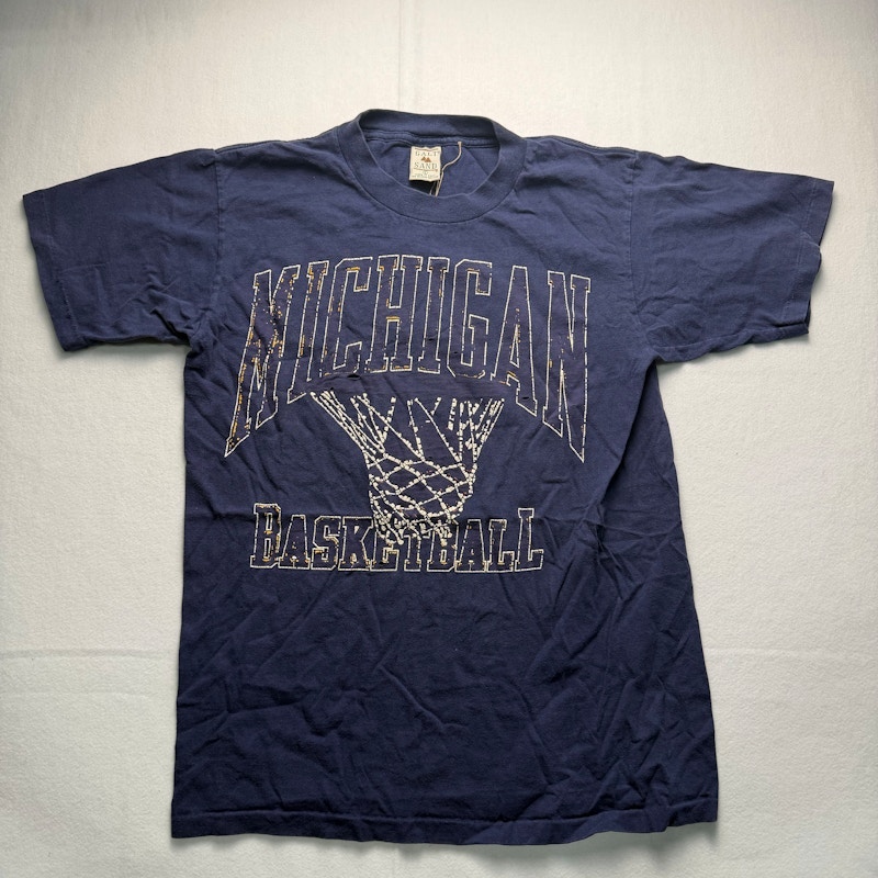 Galt Sand Michigan Basketball T-Shirt Navy